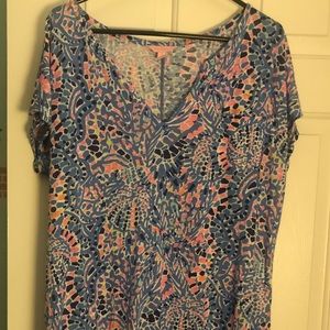 Lilly Pulitzer Duval Cap Sleeved T-Shirt Dress